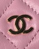 CHANEL 24c AP3573 Mini Sheepskin Backpack Bag 18x13x9cm