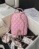 CHANEL 24c AP3573 Mini Sheepskin Backpack Bag 18x13x9cm