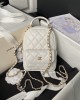 CHANEL 24c AP3573 Mini Sheepskin Backpack Bag 18x13x9cm