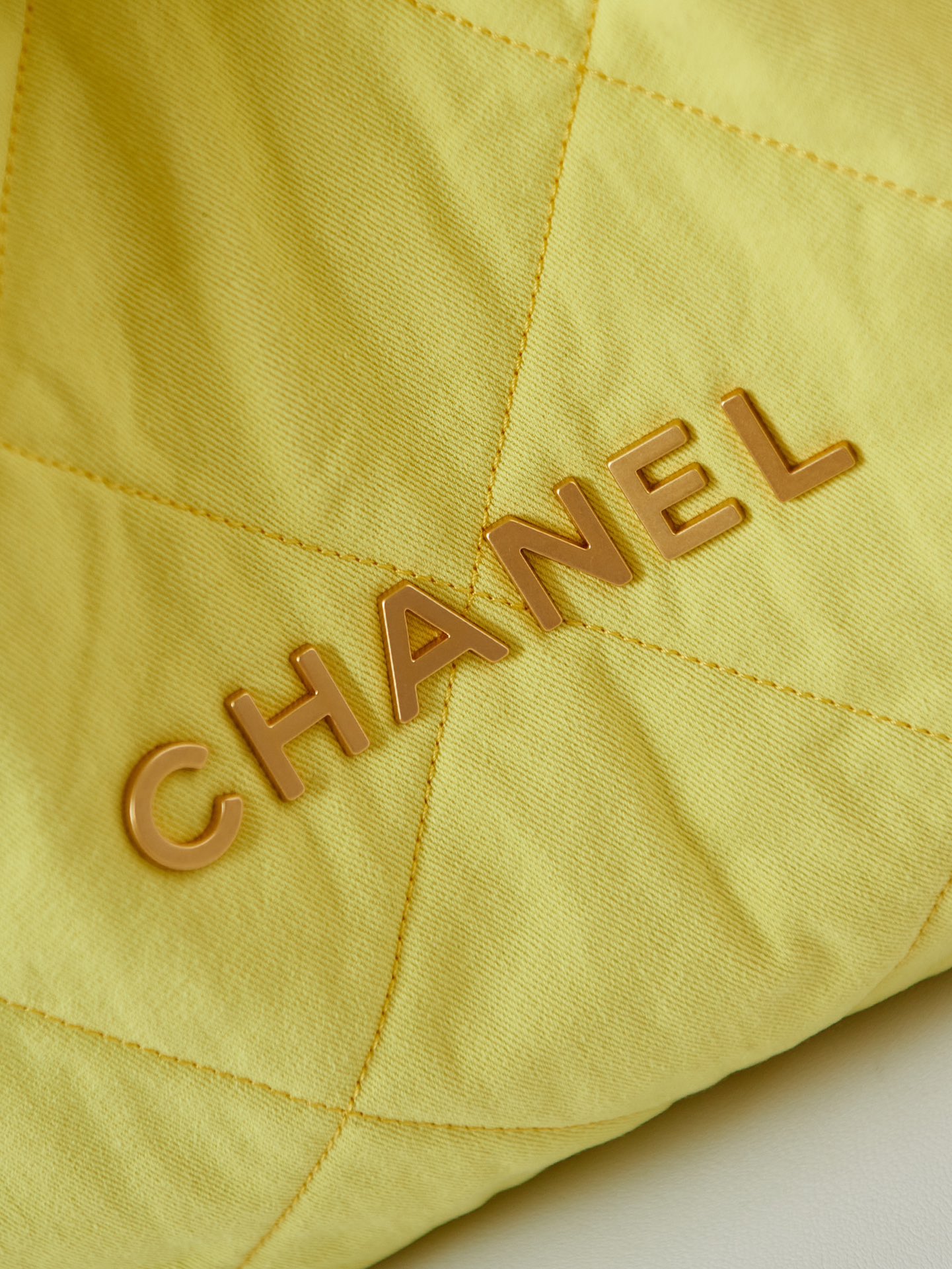 CHANEL 25 Early Spring Embroidered Canvas Garbage Bag AS3261 39x42x8cm