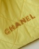 CHANEL 25 Early Spring Embroidered Canvas Garbage Bag AS3261 39x42x8cm