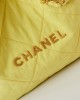 CHANEL 25 Early Spring Embroidered Canvas Garbage Bag AS3260 35x37x7cm