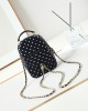 CHANEL 24S Mini Woolen Cloth Bag AP3753 18x13x9cm