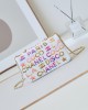 CHANEL 24c Favorite Rainbow Gradient Sequins CF Bag AS4561 14x21x8cm