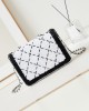 CHANEL 24p Xiaoxiang Crystal Sequin Series Chege White