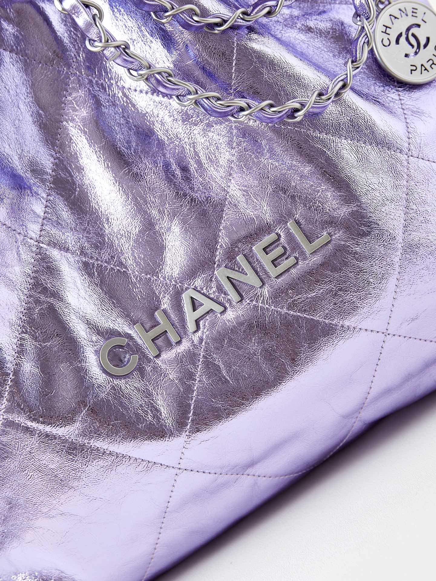 CHANEL 25c Early Spring Magic Colored Garbage Bag AS3260 35x37x7cm