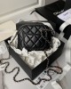 CHANEL 24s Sheepskin Shell Bag AP4000 11x16x2.5cm