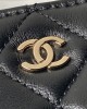 CHANEL 24s Sheepskin Shell Bag AP4000 11x16x2.5cm