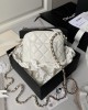 CHANEL 24s Sheepskin Shell Bag AP4000 11x16x2.5cm