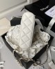 CHANEL 24s Sheepskin Shell Bag AP4000 11x16x2.5cm