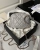 CHANEL 24s Sheepskin Shell Bag AP4000 11x16x2.5cm