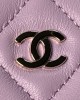 CHANEL 24s Sheepskin Shell Bag AP4000 11x16x2.5cm