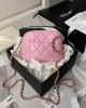 CHANEL 24s Sheepskin Shell Bag AP4000 11x16x2.5cm