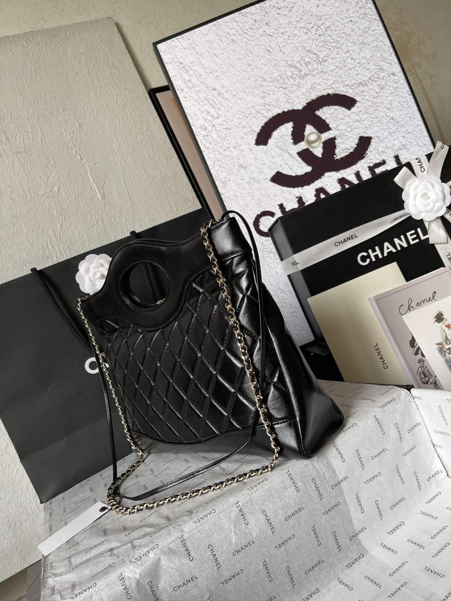 CHANEL 23p King Bomb Large 31 Bag AS4133 36x30x8cm