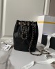 CHANEL 24S Colorful Gold Ball Model Bucket Bag AS4810 22x17x7.5cm