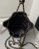 CHANEL 24S Colorful Gold Ball Model Bucket Bag AS4810 22x17x7.5cm