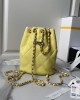 CHANEL 24S Colorful Gold Ball Model Bucket Bag AS4810 22x17x7.5cm