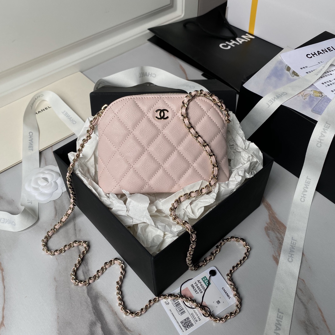 CHANEL 24S Shell Bag AP4000 11x16x2.5cm