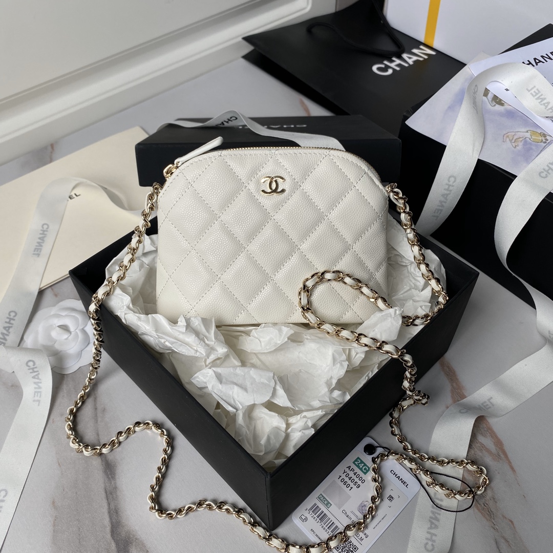 CHANEL 24S Shell Bag AP4000 11x16x2.5cm