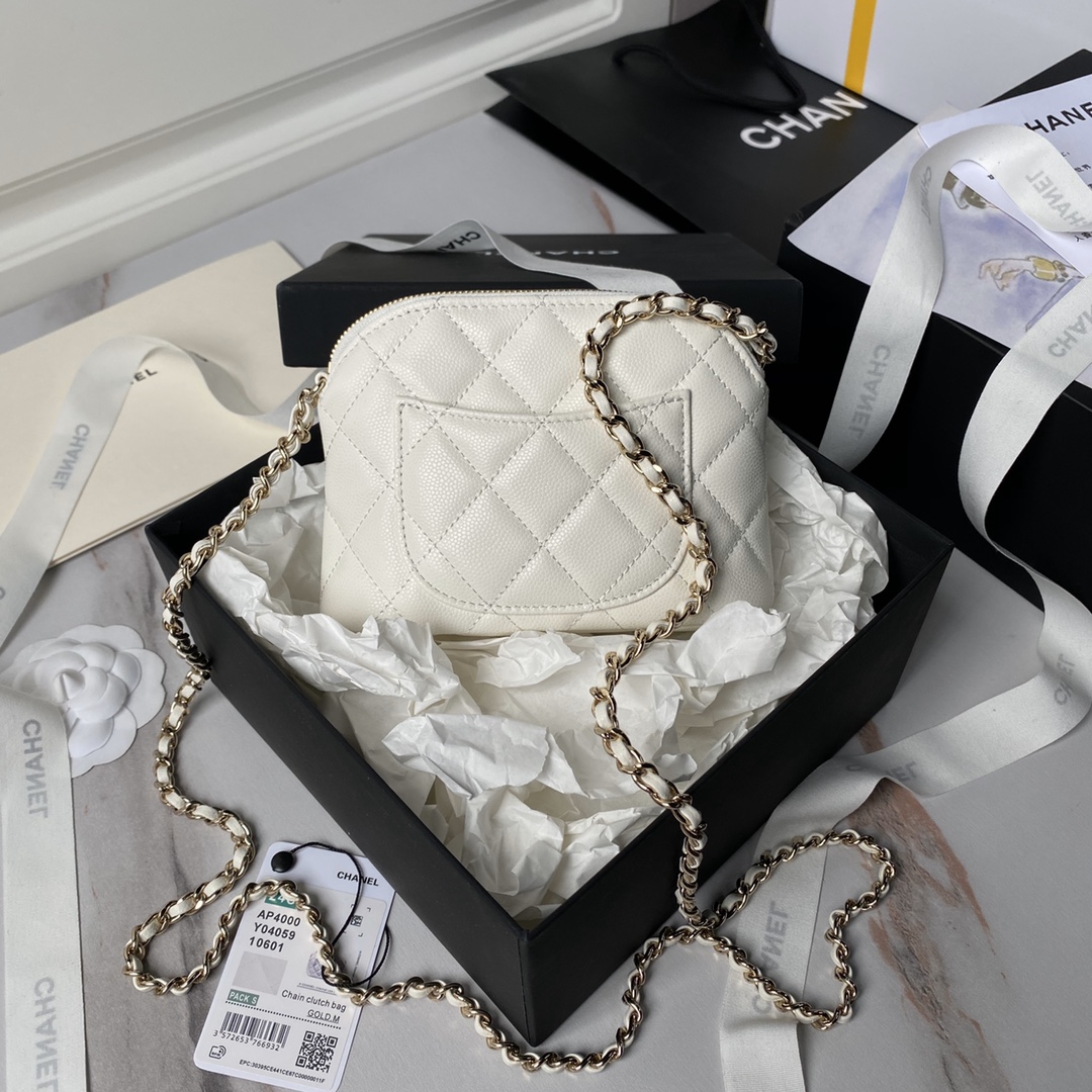 CHANEL 24S Shell Bag AP4000 11x16x2.5cm