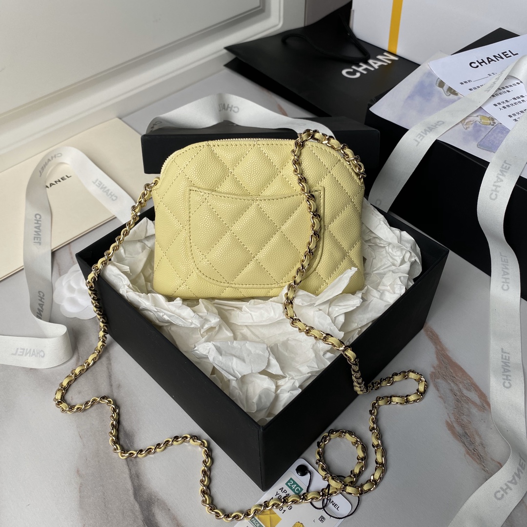 CHANEL 24S Shell Bag AP4000 11x16x2.5cm