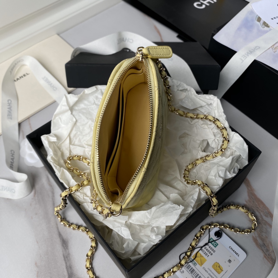 CHANEL 24S Shell Bag AP4000 11x16x2.5cm