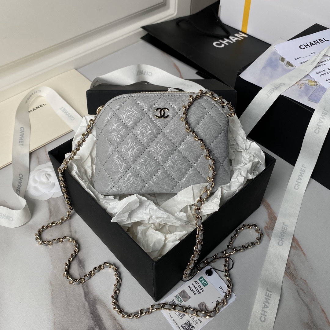 CHANEL 24S Shell Bag AP4000 11x16x2.5cm