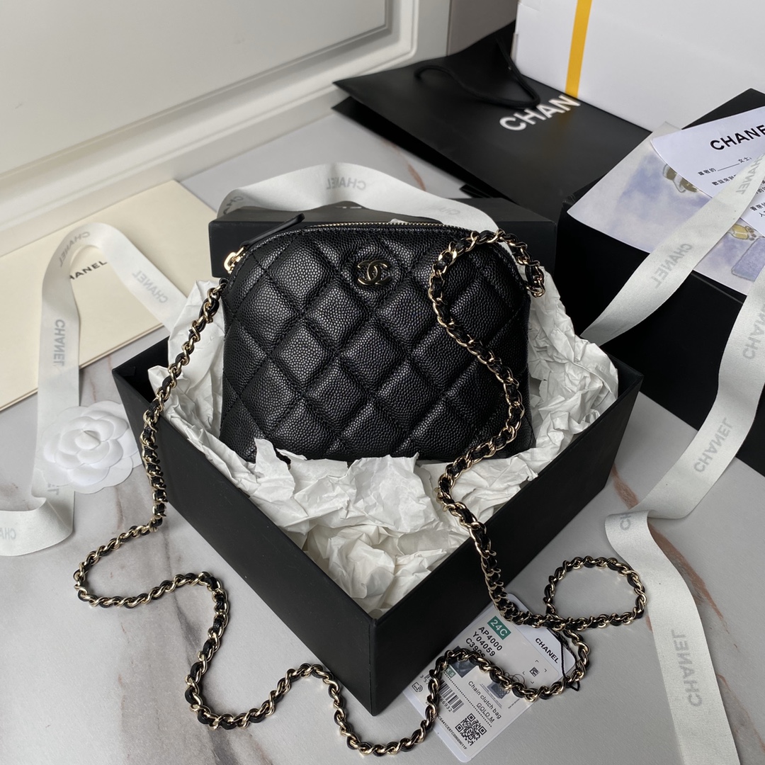 CHANEL 24S Shell Bag AP4000 11x16x2.5cm