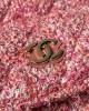 CHANEL 24S Mini Pink Woolen Bag AP3753 18x13x9cm