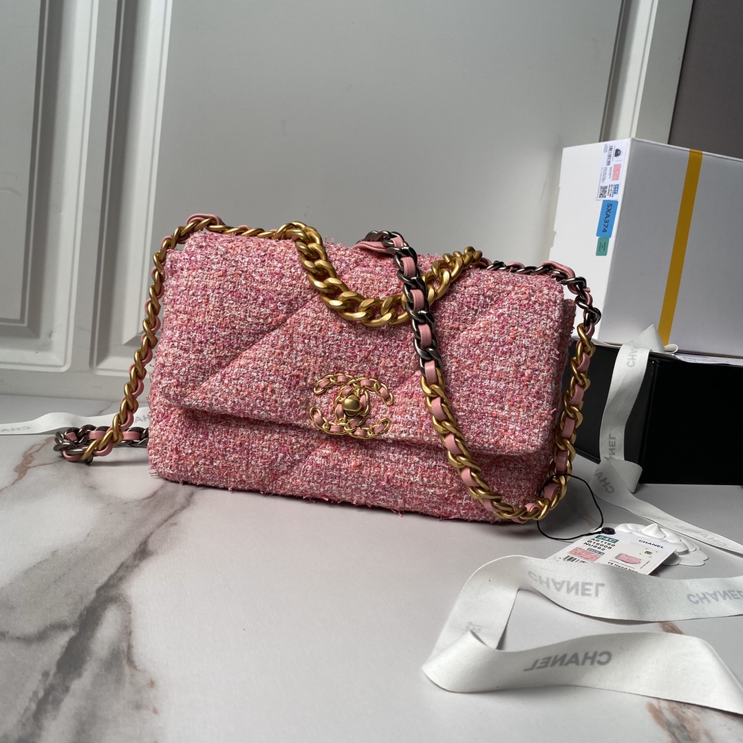 CHANEL Warm Wool Bag AS1160 Dream Color 26cm