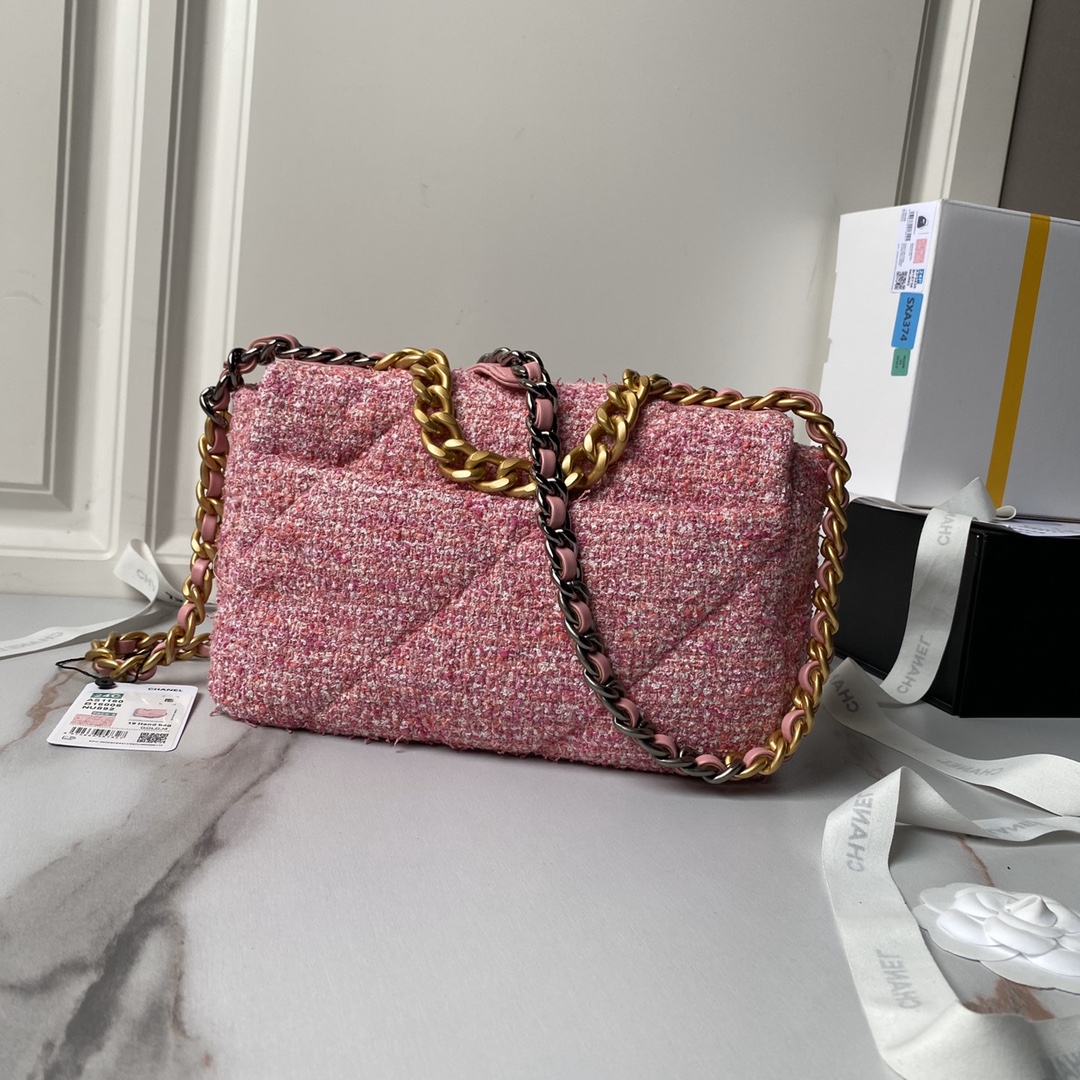 CHANEL Warm Wool Bag AS1160 Dream Color 26cm