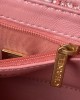 CHANEL 24p Woolen Pink Handbag AS4416 19x13x7cm