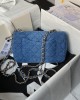 CHANEL 20cm 24s CF Washed Denim Bag 20cm