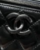 CHANEL 24s Rectangular Box Bag AP3905 Black Pearl Hardware