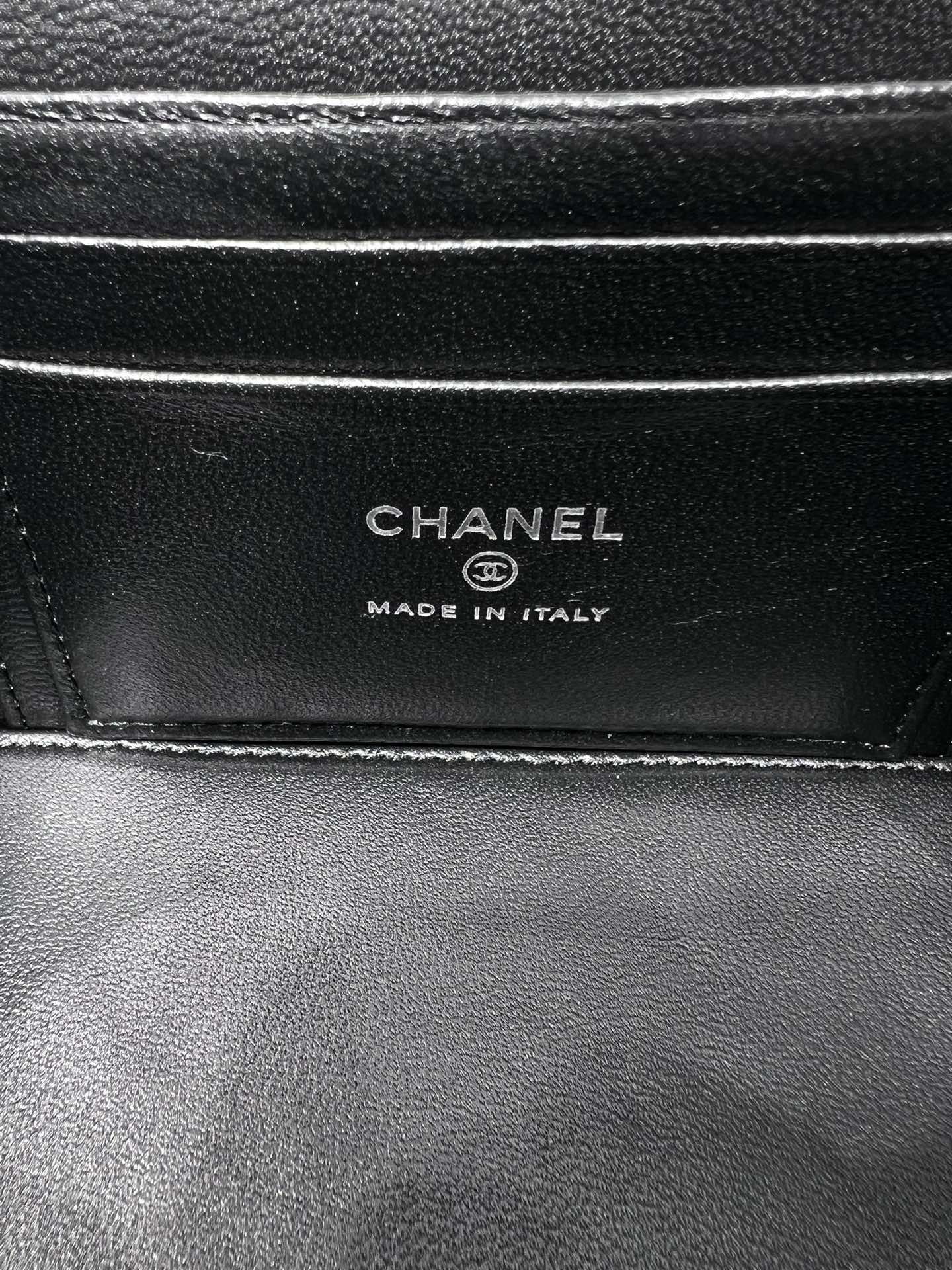 CHANEL 24s Rectangular Box Bag AP3905 Black Pearl Hardware