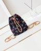 CHANEL 24S Double C Printed Small Bucket Bag AS4810 22x17x7.5cm