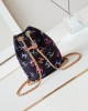 CHANEL 24S Double C Printed Small Bucket Bag AS4810 22x17x7.5cm