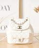 CHANEL 22K DUMA Small Backpack Bag AS2908 18x18x12cm