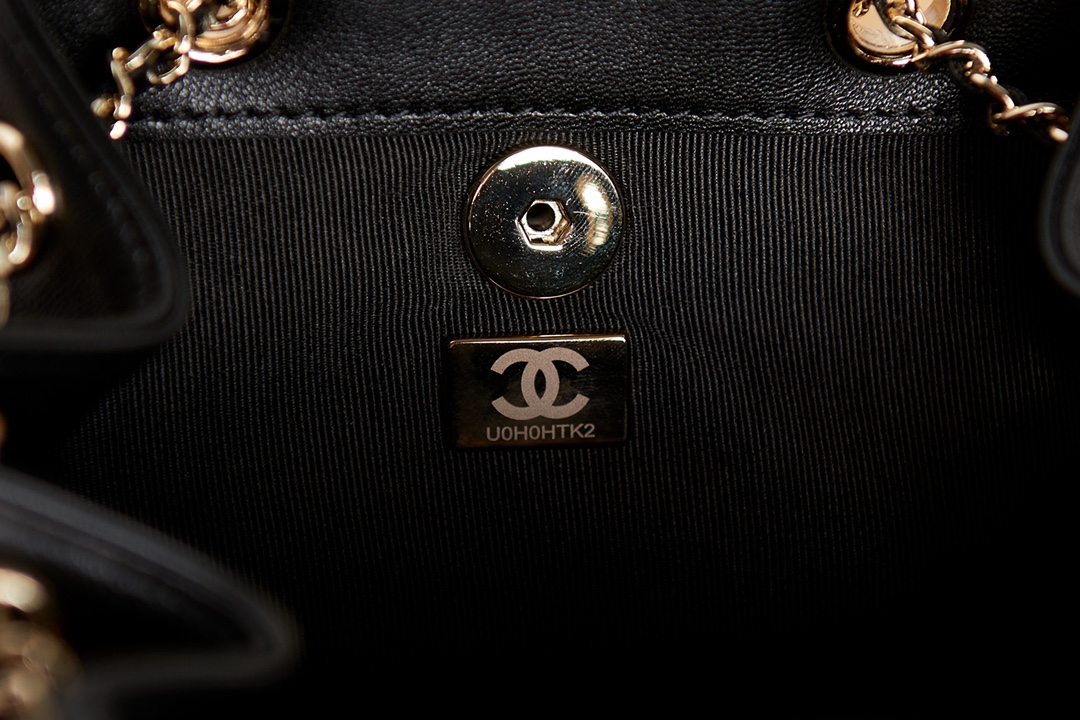 CHANEL 22K DUMA Small Backpack Bag AS2908 18x18x12cm