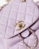 CHANEL 24C Small Women's Backpack Bag AS2908 18x18x12cm