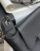 CHANEL Second-Hand Matt Leather Crossbody Bag 37x26x45