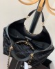 CHANEL 22P Black Nylon MAX Shopping Bag 43x39x8cm