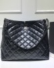 CHANEL Custom Shopping Bag Pearlescent Cowhide 38x32x14cm