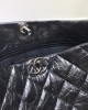 CHANEL Custom Shopping Bag Pearlescent Cowhide 38x32x14cm