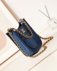 CHANEL 24S Denim Underarm Bag AS4532 24x22x6cm