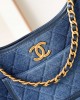 CHANEL 24S Cowhide Underarm Bag AS4666 20x24x6cm