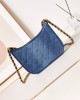 CHANEL 24S Cowhide Underarm Bag AS4666 20x24x6cm