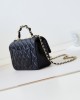 CHANEL 23K Handle CF Mini Lambskin Bag AS2431 12x20x6cm