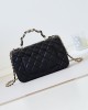 CHANEL 23K Handle CF Mini Lambskin Bag AS2431 12x20x6cm