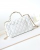 CHANEL 23K Handle CF Mini Lambskin Bag AS2431 12x20x6cm